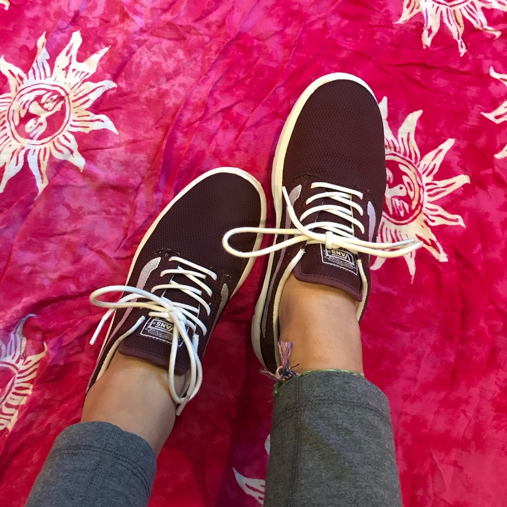 Maroon Vans